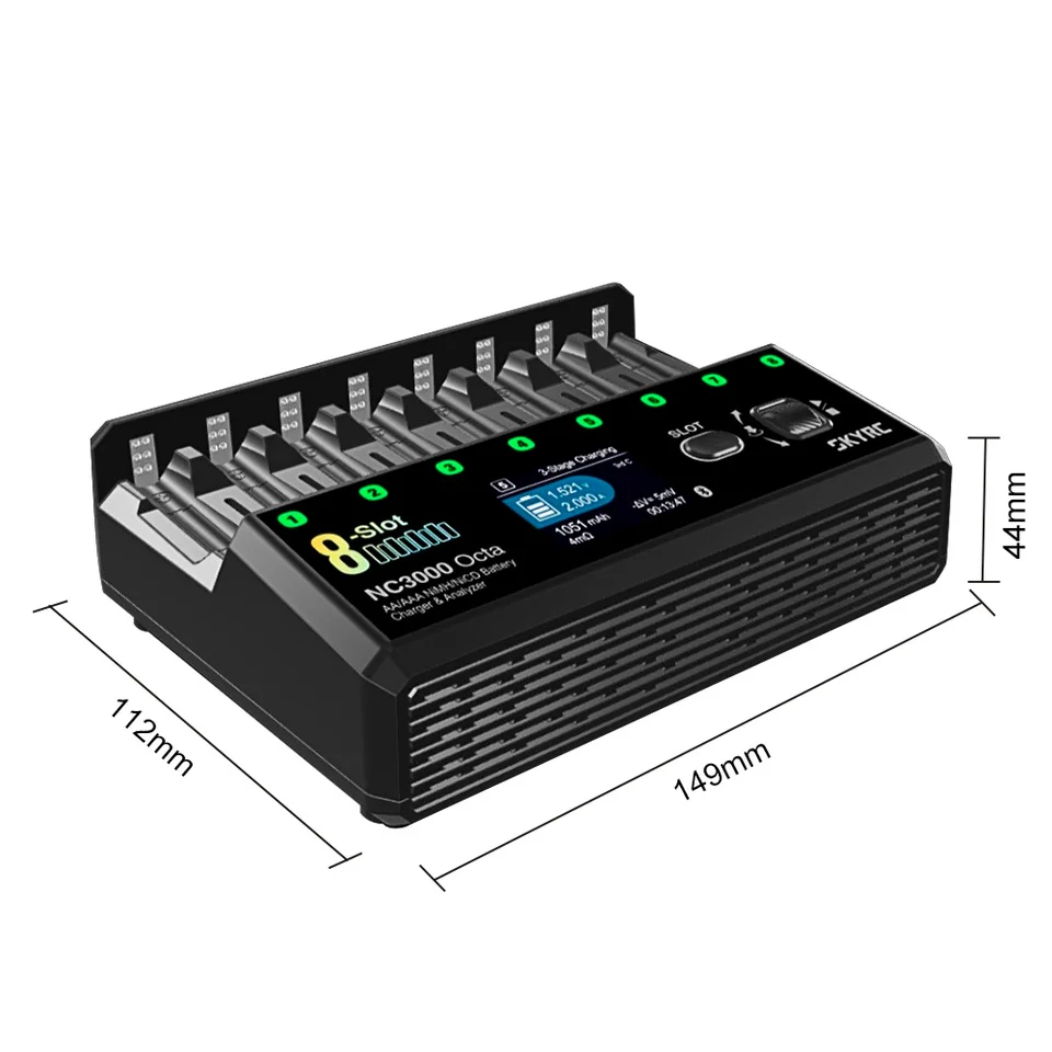 SKYRC NC 3000 OCTA ミニ四駆 充電器 SKYRC NC3000 オクタ NiMH NiCD 充電器 8 スロット 7 スマートモード