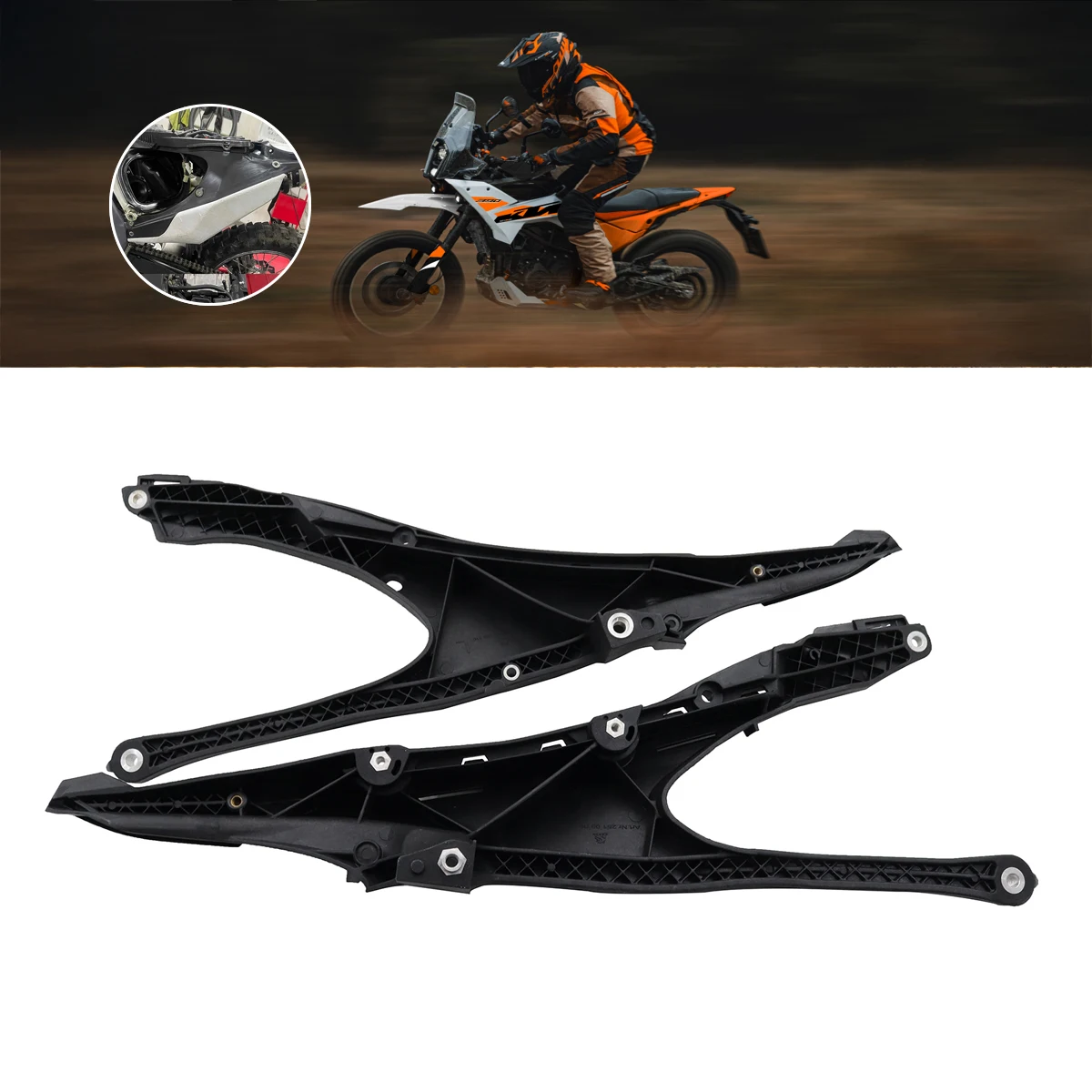 

For HUSQVARNA Motorcycle Strengthen Subframe Rear SeatSupport Frame Tailstock Mount TC TX TE FC FX FE 150 250 350 450 2019-2023