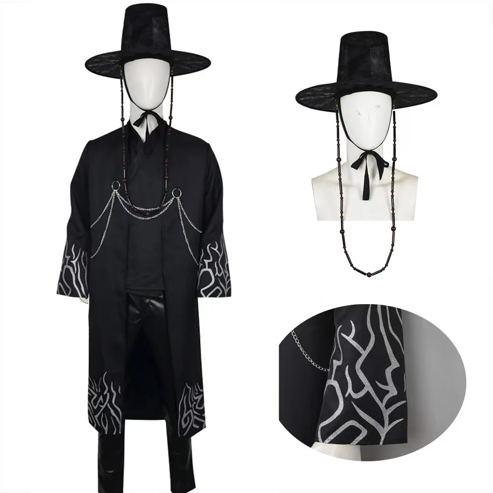

Adult Demon Hunters Cosplay Clothing Boys Jinu Party Play Props Suit Halloween Carnival Suit Korean Idol Group Concert Costume