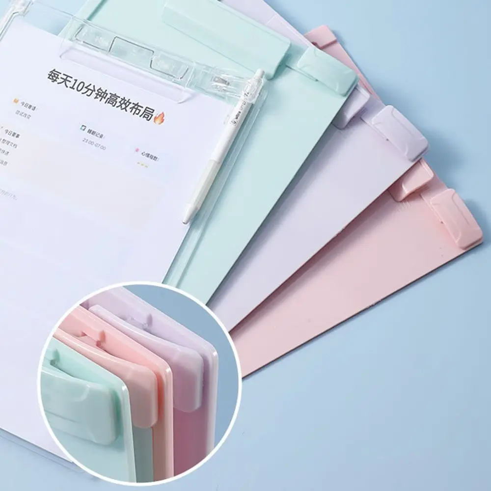 Portable With Graduated Scale Writing Clipboard Durable Transparent Paper Organizer Stationary Arcylic File Folder Menu