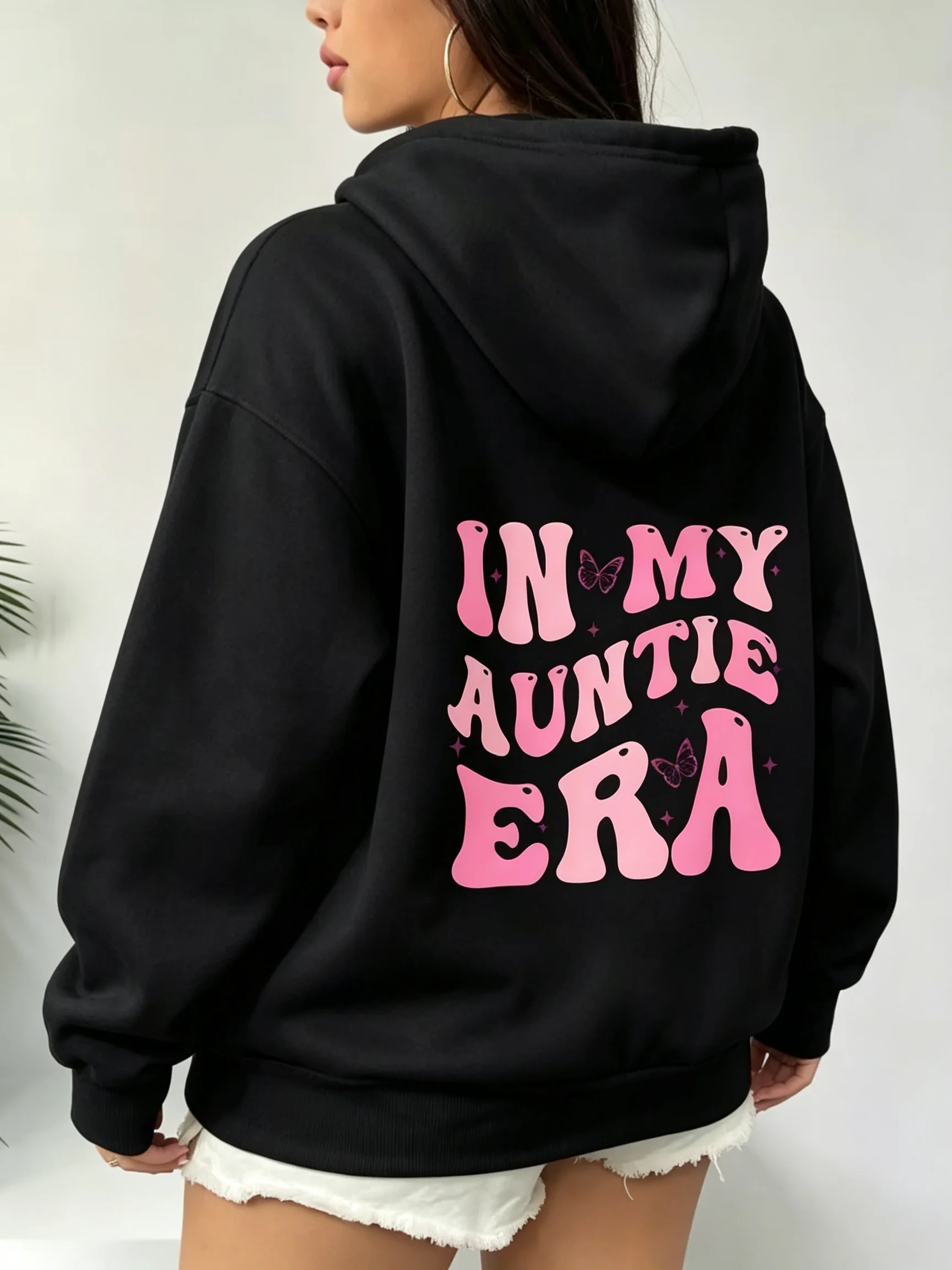 Trendy brand multi-purpose letter printed hooded sweatshirt fashionable for autumn and winter men's pullover hooded sweatshirt