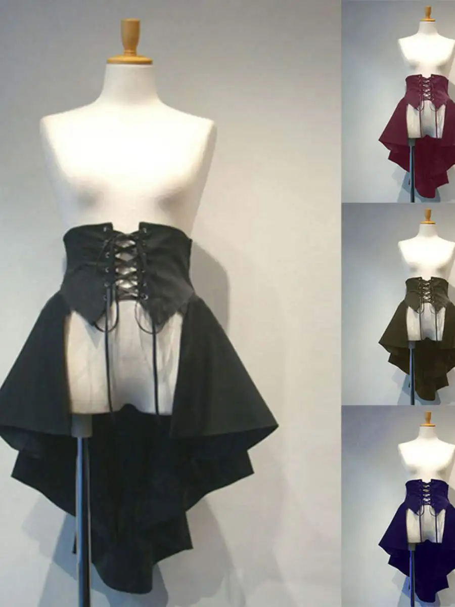 

plus Size Wi eBay Uneven Waist High Slim Fit f Skirt for Women Tailored Fi Tail Skirt Polyester Fiber Color