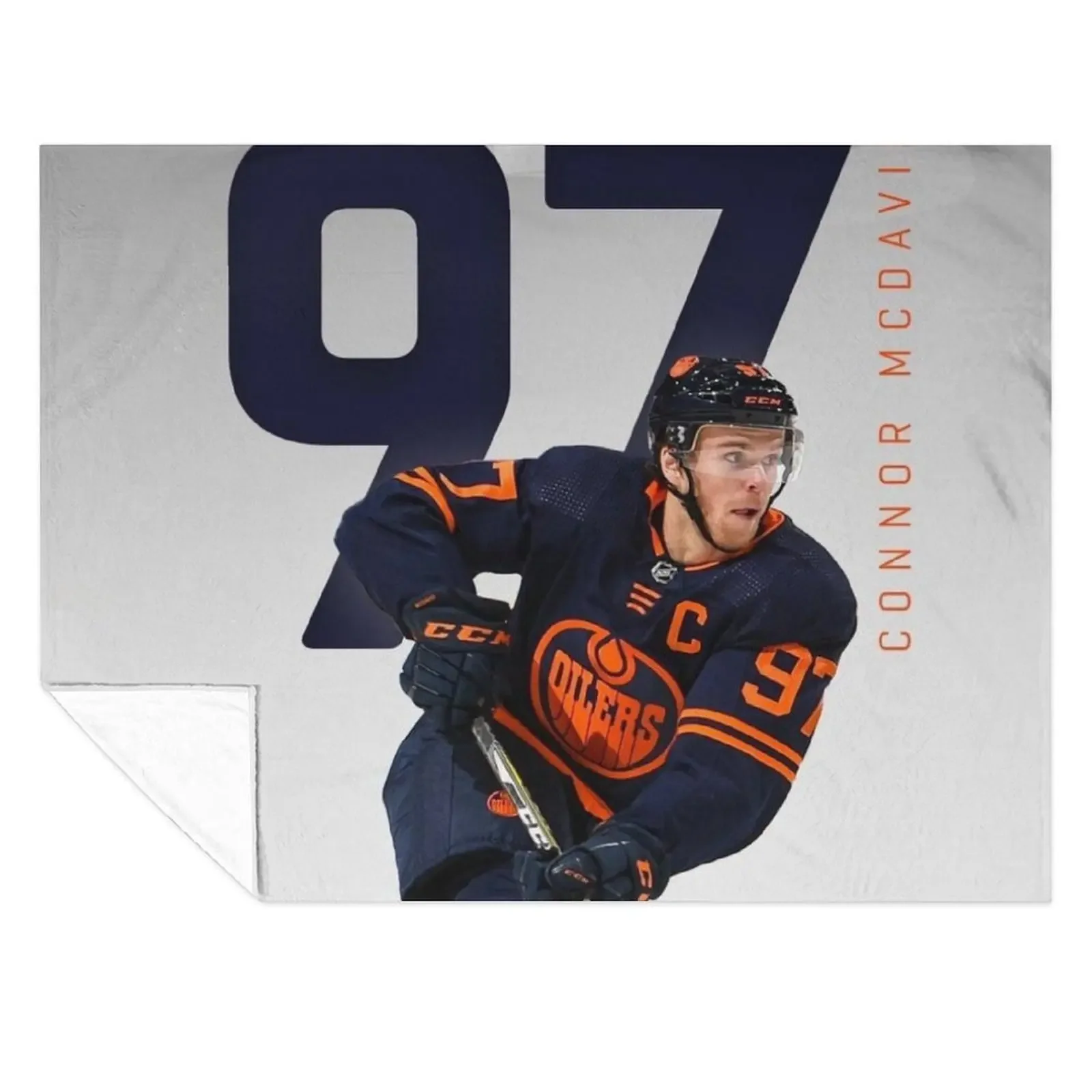 

Connor McDavid Throw Blanket Sofas Luxury Thicken Plush Large Blankets
