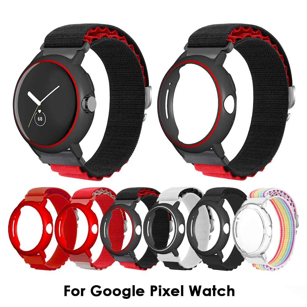 2 In1 Case Strap Sport Replacement Watchband Fashion For Google Pixel Watch Watch Band Accessories Watch Strap Smart Watch Case