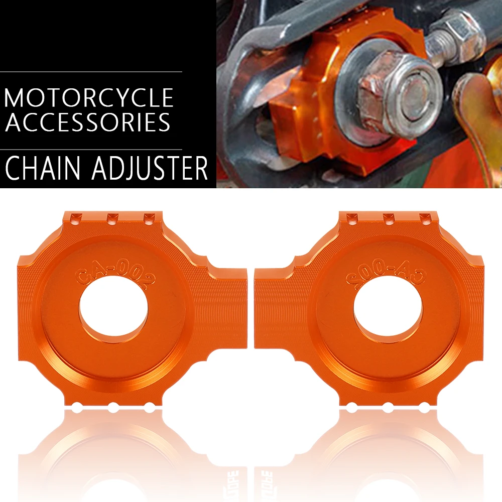 

390 Duke Motorcycle Chain Adjuster Rear Regulator Sliders Blocks For 125 200 390 Duke 2011-2024 125 Duke 200 Duke RC 125 200 390