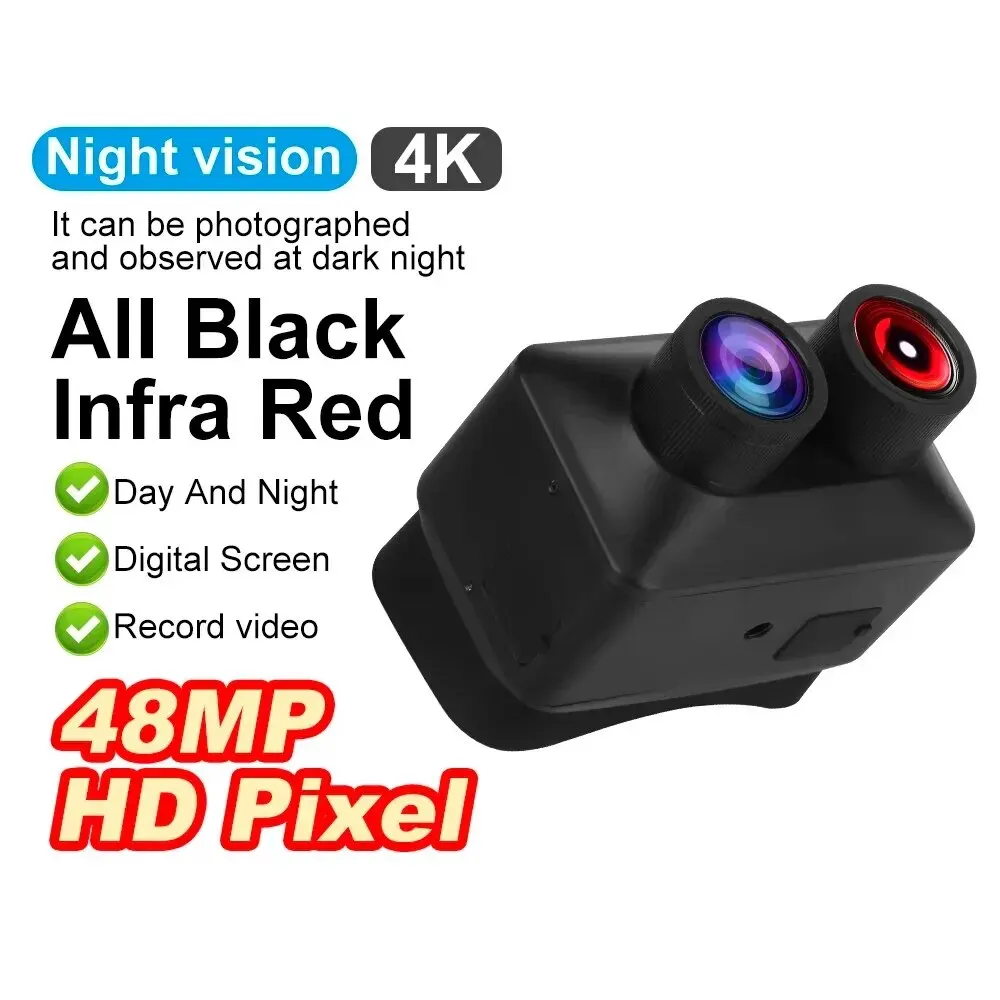 4K Infrared Night Vision Goggles Binoculars 48MP Night Vision Camera 3'' Large Screen 300M Full Dark Night Vision For Hunting