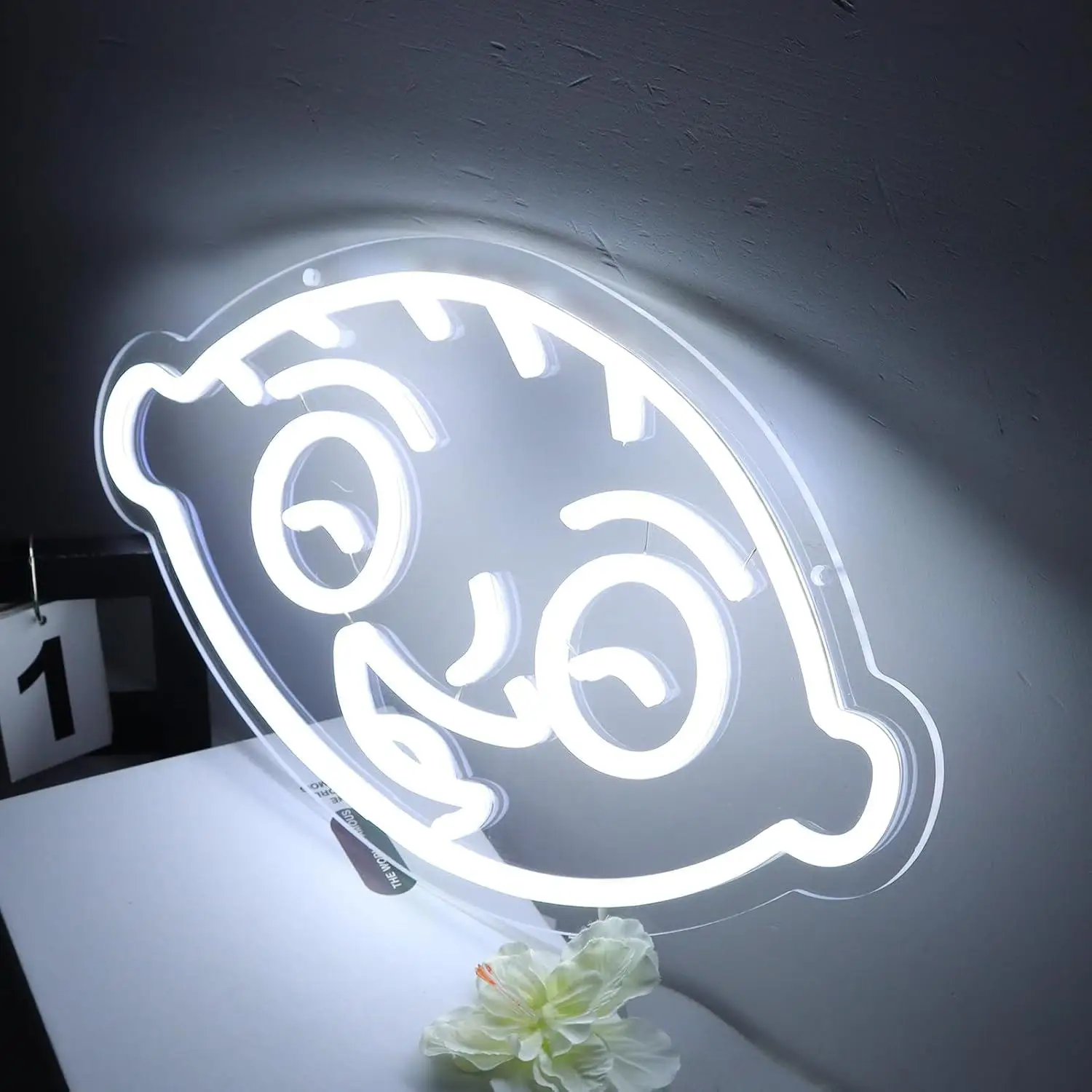 Animated Neon Sign Dimmable Led Family Cartoon Character Neon Light for Bedroom Living Room Game Room Bar Club Party Decor Gift