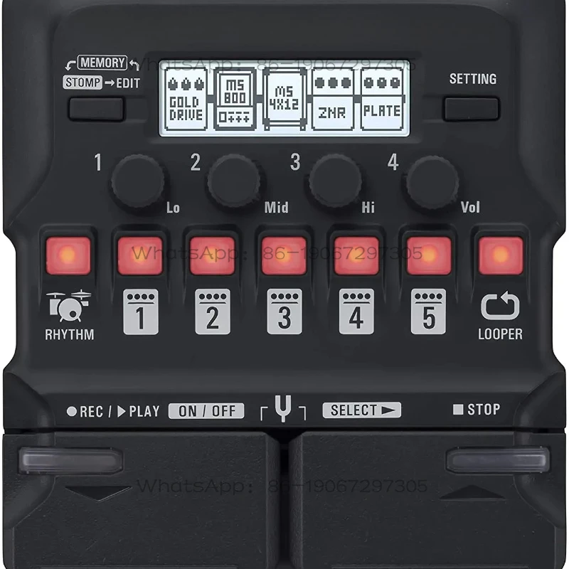 Applicable To  Zoom G1 FOUR G1X Guitar Multifunction Processor Emoji Pedals