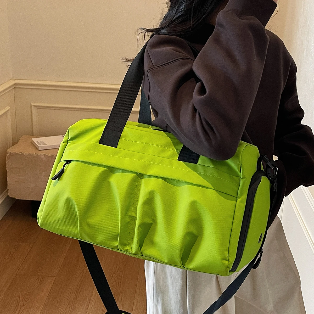 

Travel Bag for Men, Large Capacity, Lightweight, Men's Hand Luggage Bag, Women's Travel Backpack, Men's Sports Fitness Backpack, Yoga Carry-On