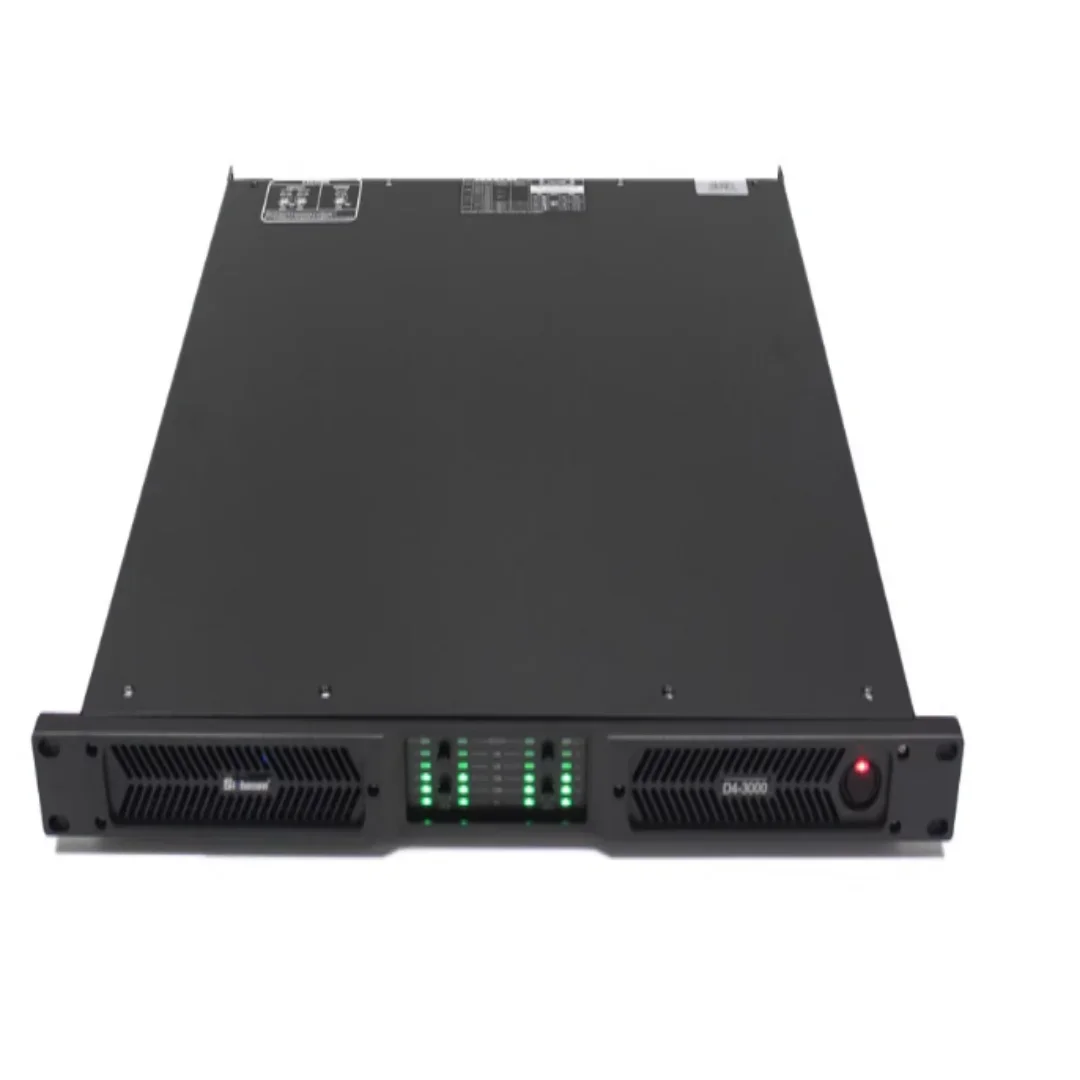 D4-3000 Performance Super Power Professional Four Channel Pure Rear Stage Linear Array Digital Subwoofer Amplifier Power