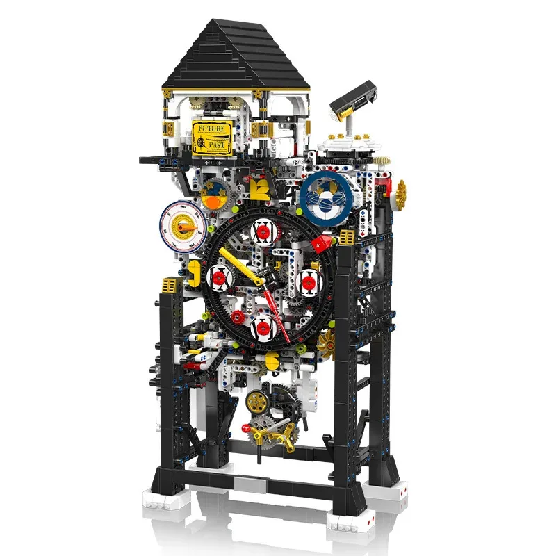 Mould King 10159 juguetes técnicos, reloj Cyberpunk motorizado, bloques de construcción, juego de ladrillos creativos, montaje, regalo de Navidad para niños