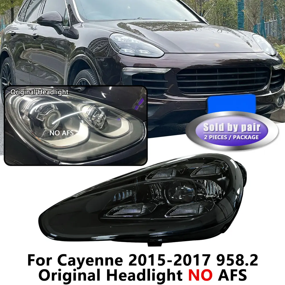 ポルシェ カイエン 2011-2018 高品質 LED ヘッドライト 958.1 958.2