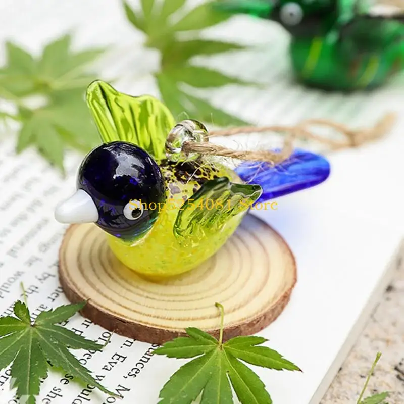 AXYC Nature Themed Glass Bird Sculpture Innovative Addition Decors Perfect For Gift Giving And Interior Styling