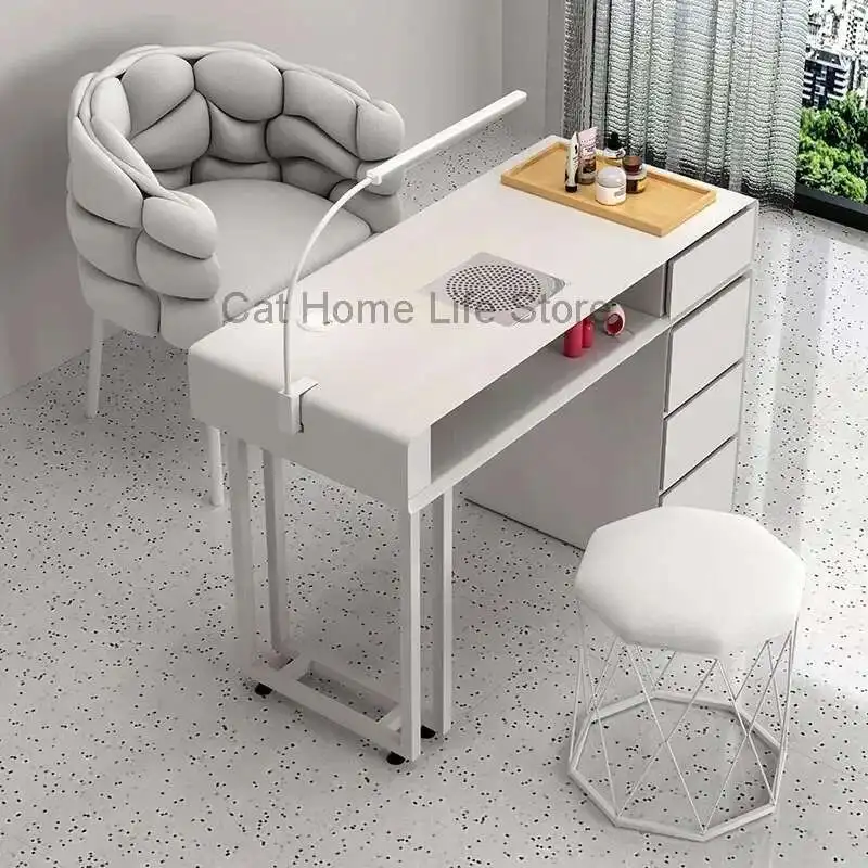 

Professional Manicure Table Salon Furniture Beauty Salon Mesa Nails Designer Aesthetics Aesthetic Nail De Canto Arm Rest