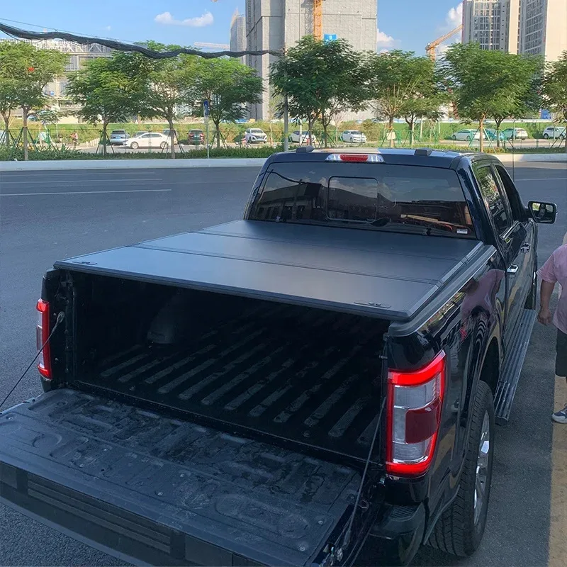 

Factory Hot Selling Strovan High Quality Hard Tri-fold Truck Bed Pickup Tonneau Cover For F150 accessories