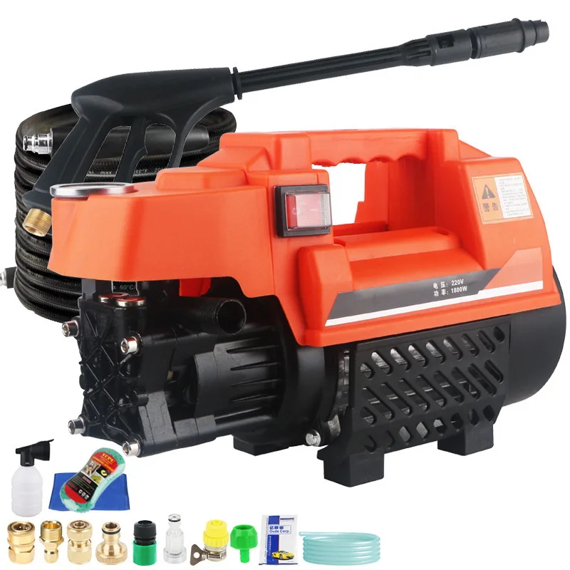 

1800W High Pressure Household Portable Car Wash Machine Pump For Car Washing Machine Cleaner Car Washer