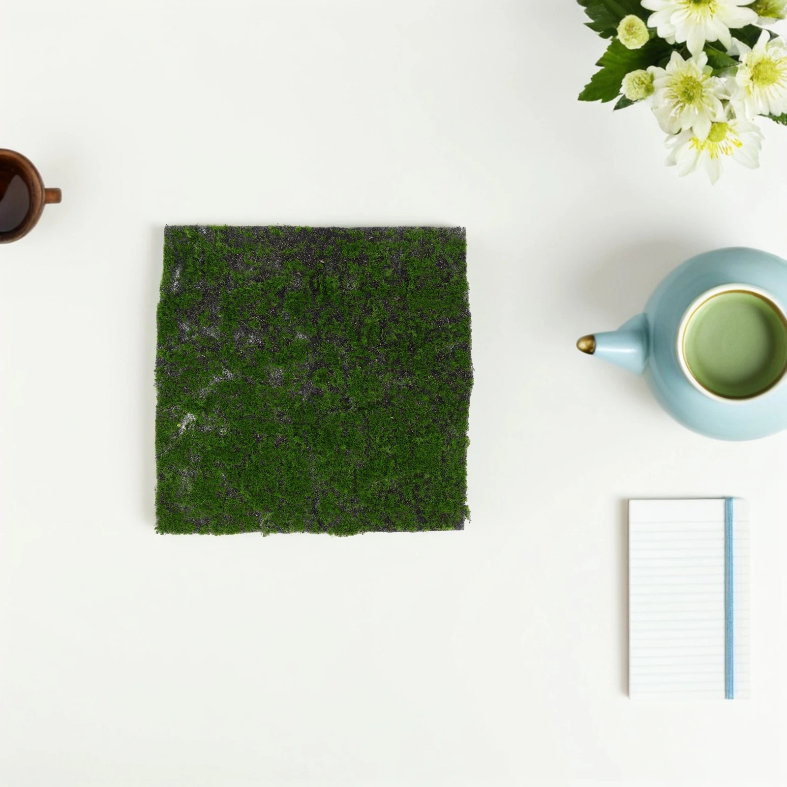 

30Cmx30Cm Artificial Moss Mat Lifelike Faux Grass Rug For Diy Crafts Home Garden Wall Decor Wedding Centerpieces Simulation Turf