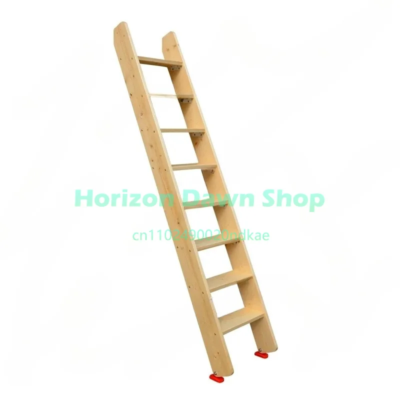 Wooden ladder for students to go up and down,