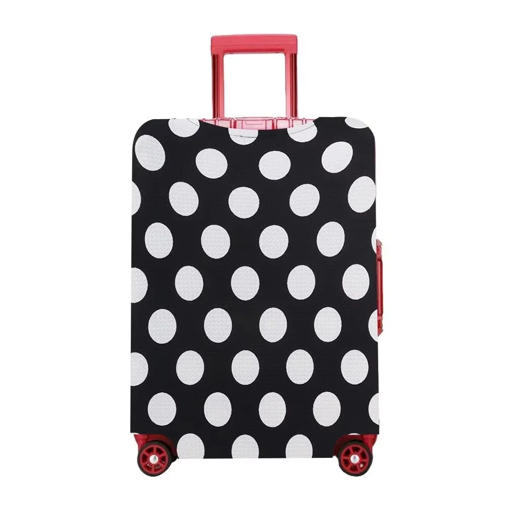 Elastic Luggage Cover Colorful Fragment Collage Print Suitcase Protector Dustproof Anti Scratch For 18 32 Inch Travel Case