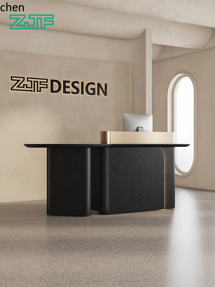 HXL Beauty Salon Reception Desk Company Front Desk Cashier Counter Bar Counter