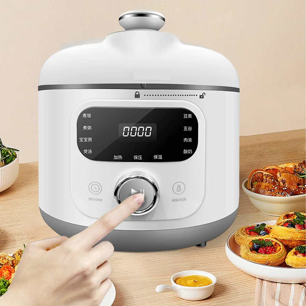 1.6L Electric Pressure Cooker Multifunction Heated Rice Intelligent Electric Pressure Cookers For Home