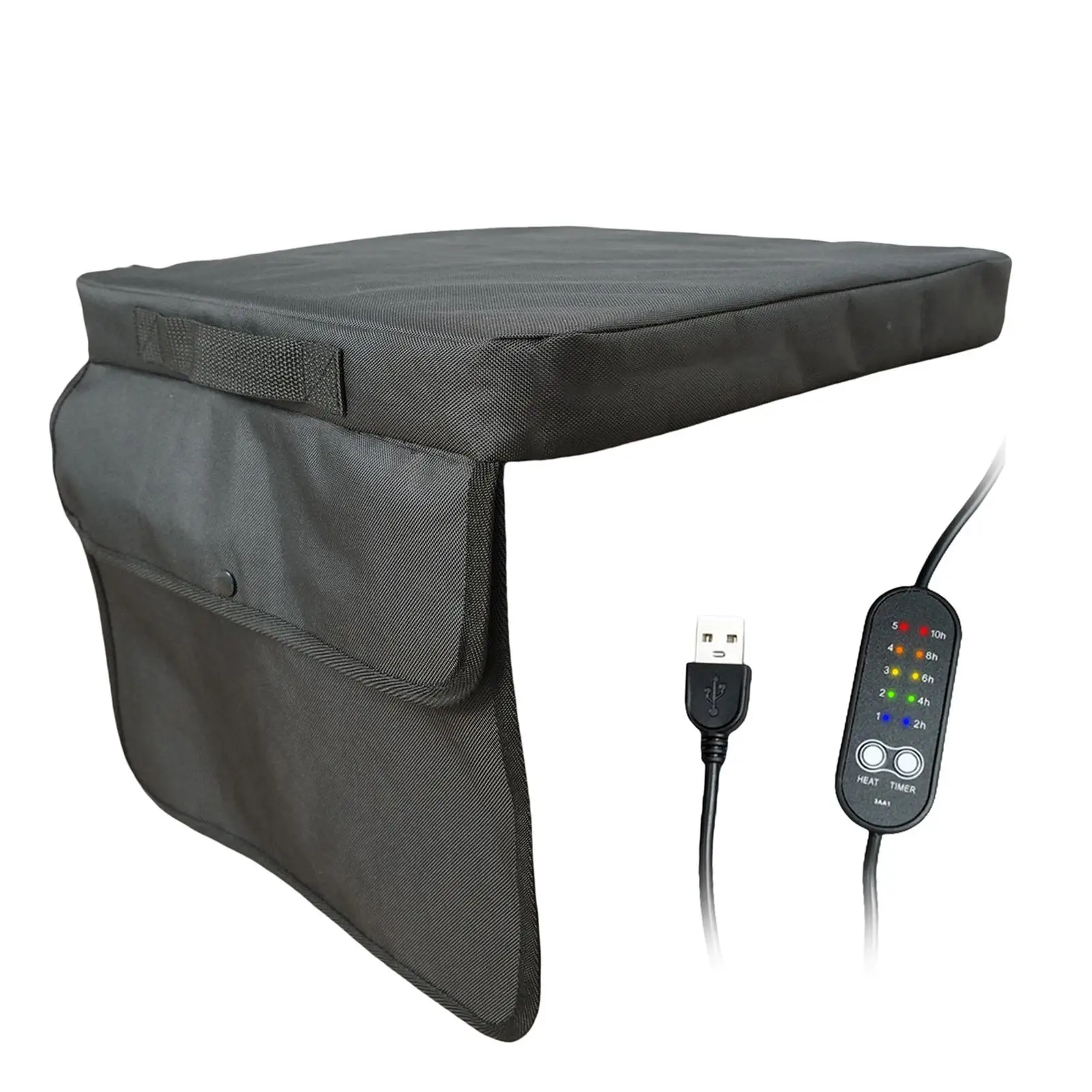 

Водонепроницаемая подушка для сиденья с подогревом, портативный коврик для стула, толстая пена с эффектом памяти, компактный дизайн для складных стульев для кемпинга, стадиона