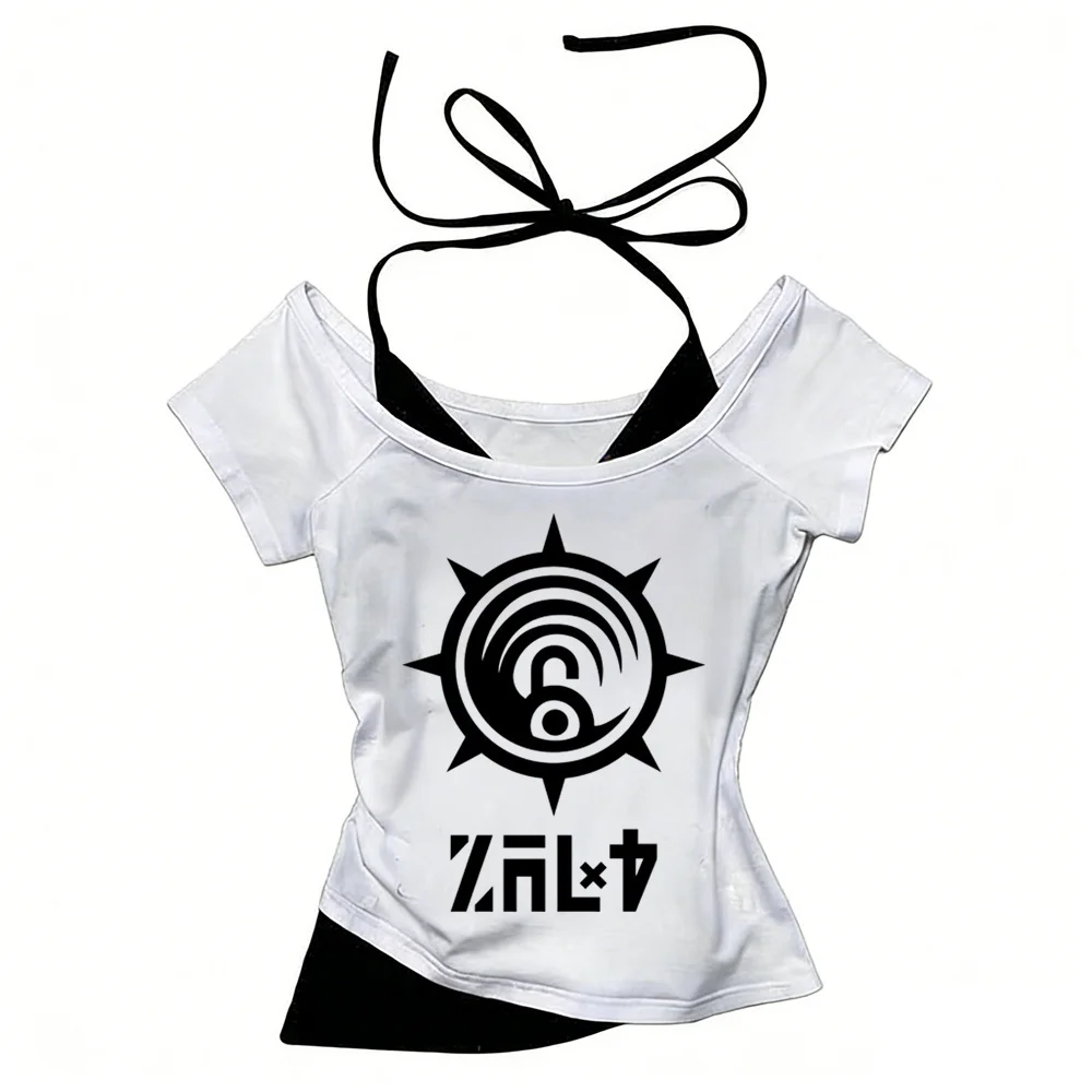 Image of Gachiakuta Top-T-Shirts für Teenager im 2000er-Jahre-Stil, Pastell-Harajuku, klassisches Anime-Retro-T-Shirt, Hip-Hop, koreanische Kleidung, Pastell 2000er