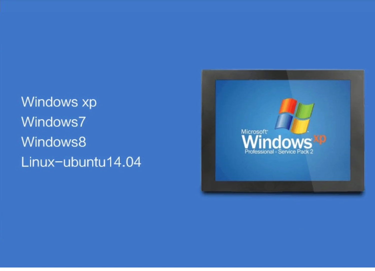 15นิ้วคอมพิวเตอร์ All In One I3 Mount Window 10กันน้ำอุตสาหกรรมแท็บเล็ตที่ทนทานหน้าจอสัมผัส Pc