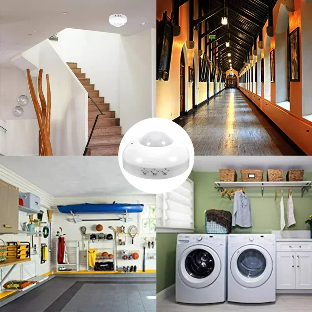 360° Mounted PIR Detector Light Ceiling Occupancy Motion Sensor Switch Delay Three-wire Induction Switch Corridor Light Sensor