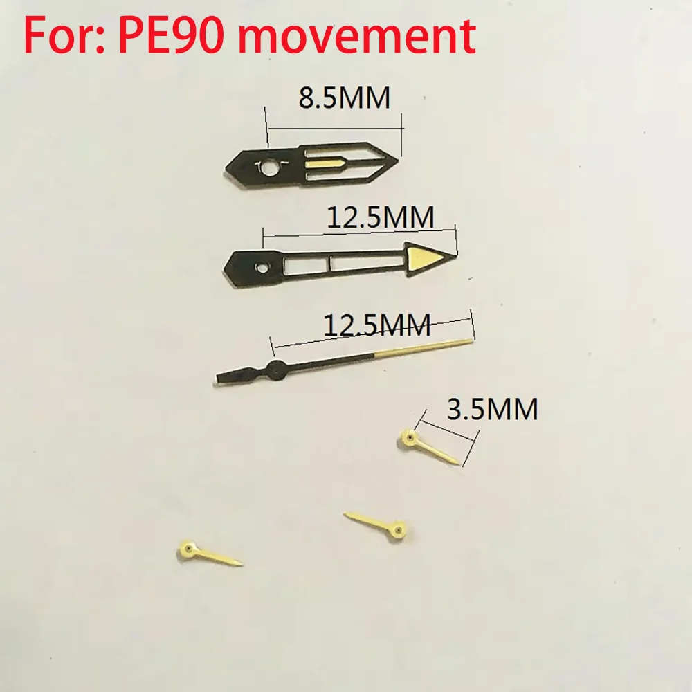 Watch Accessories Multi-Functional Quartz Watch Hands Suitable for PE90 Movement Watch Repair Parts 6-Pin Watch Needle