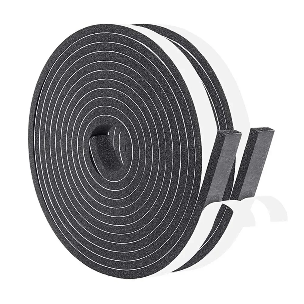 1pc Foam Window Sealing Strips Windproof Sound-Proof Door Weather Stripping Dustproof Sealing Strip Tape