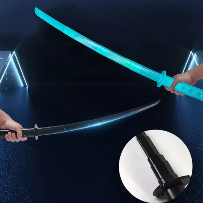 Cuchillo impreso en 3D, espada retráctil creativa, accesorios de Cosplay, juguetes para aliviar el estrés, suministros para fiestas, regalos de cumpleaños para niños, 2/1 Uds.