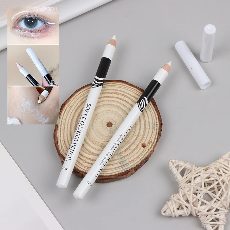 Menow wodoodporny makijaż kosmetyczny Eyeliner ołówek biały Eyeliner mapowanie brwi