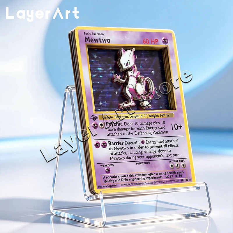 carta-d'arte-stereoscopica-3d-pokemon-fatta-a-mano-mewtwo-10-102-replica-stereo-da-collezione-giocattolo-fai-da-te