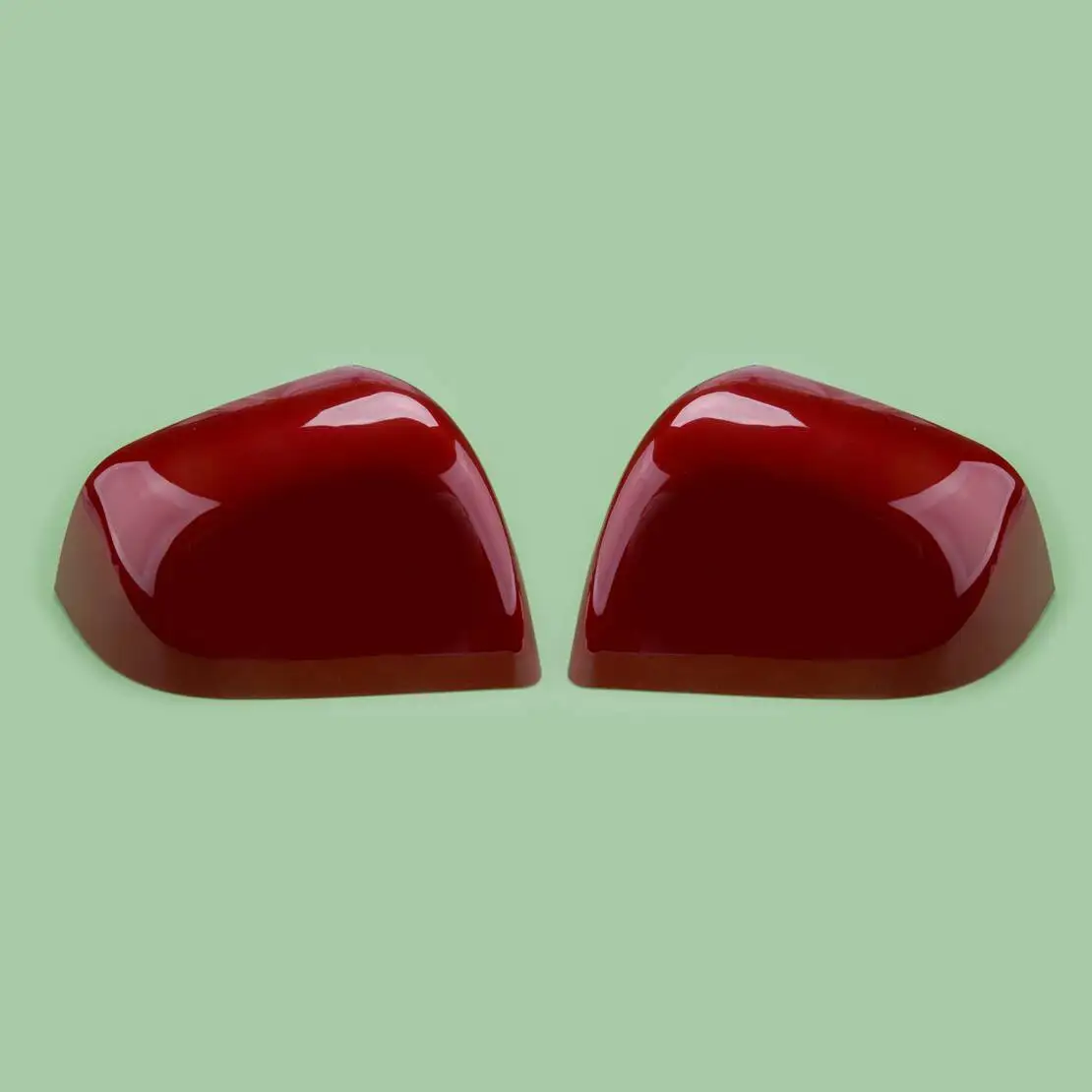 1495593-00-A 1495594-00-A Red Front Left Right Side Rear-view Mirror Caps Covers ABS Plastic Fit for Tesla Model Y 2020-2023