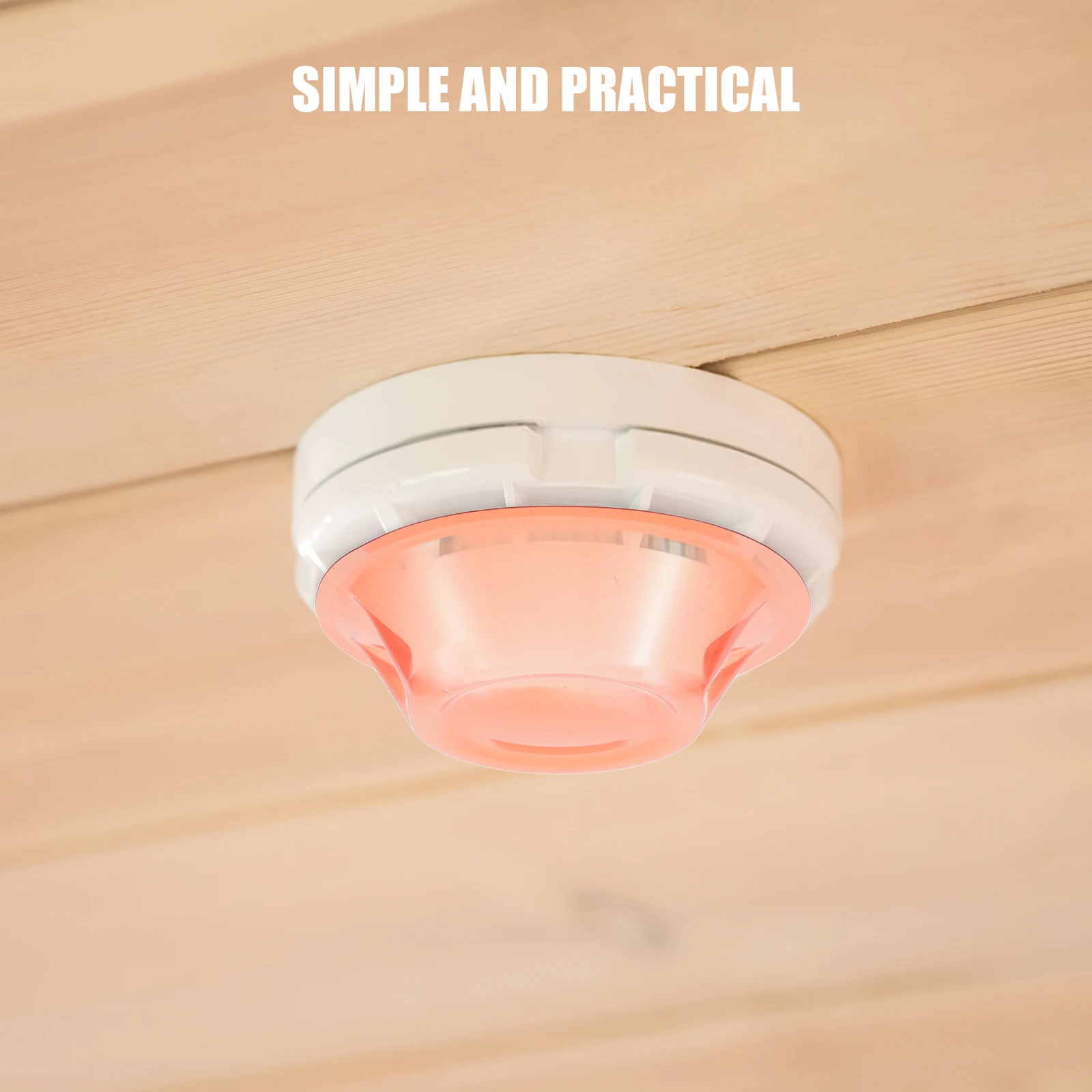 4 PCS Smoke Cover Cooking Detectors Home Safety Dust Baking for Alarms Guard Plastic