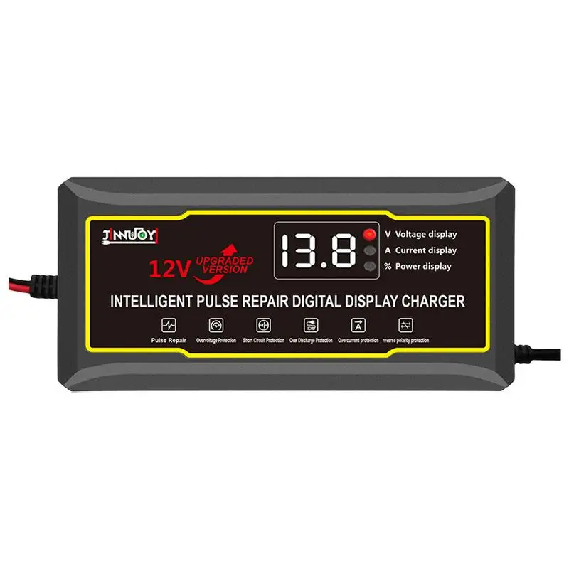 

Battery Trickle Charger Automotive Car Battery Maintainer Trickle Charger 12V Digital Display Lead-acid Battery Trickle Charger