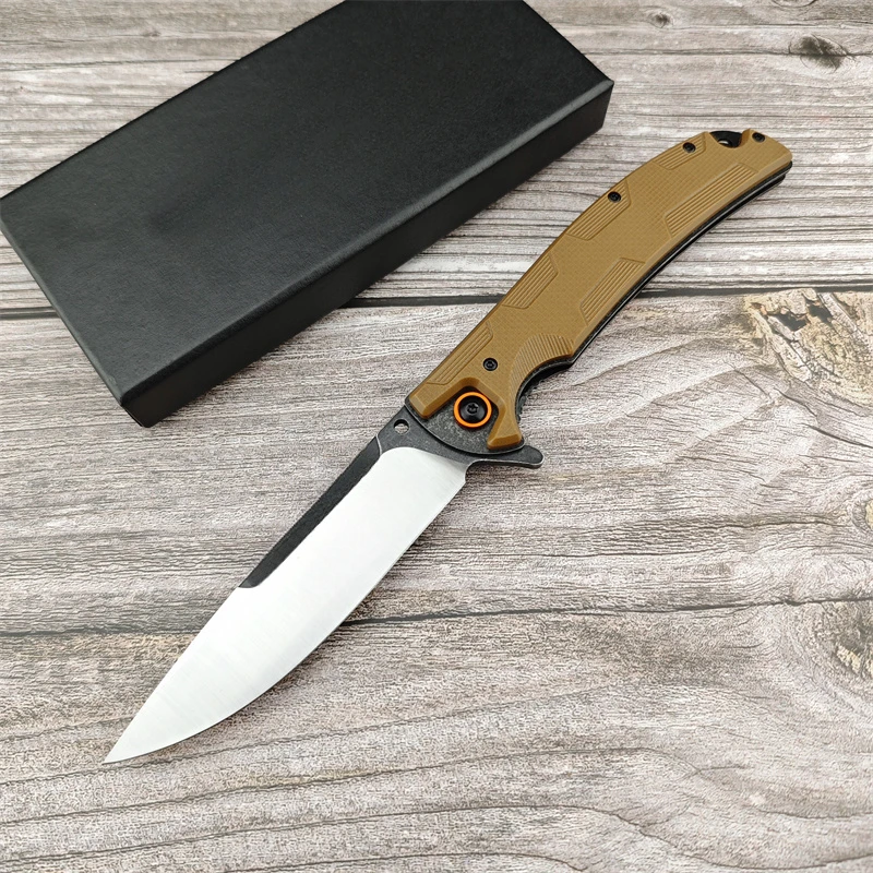 Folding 3 Colors Pocket Knives D2 Blade G10 Handles Outdoor Hunting Camping Self-defense Multifuctional Tactical EDC Knife Tool