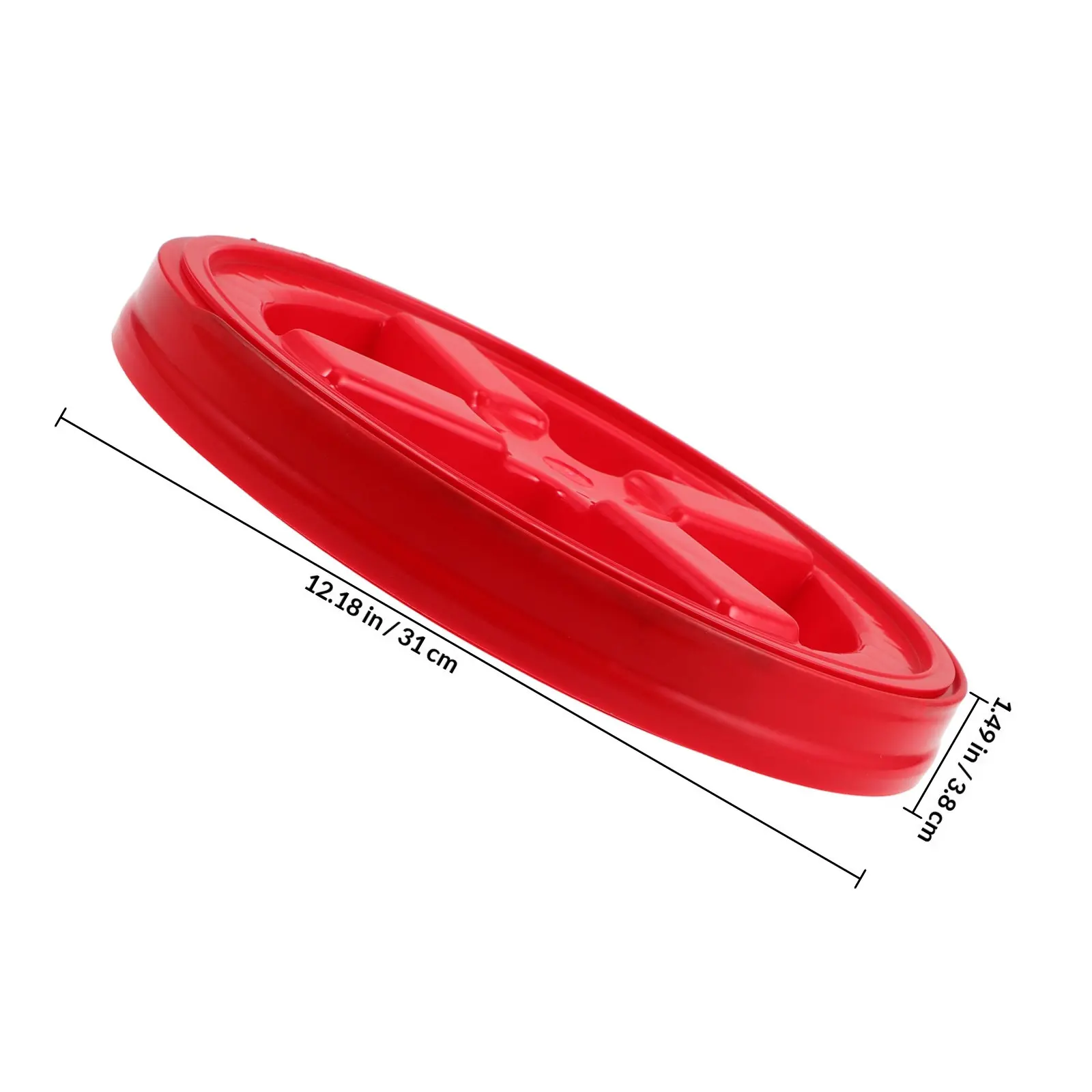 Car Wash Bucket Lid Impact Resistant Thickened Plastic Water Bucket Cover for Car Wash Setup Easy Clean Reusable Lid