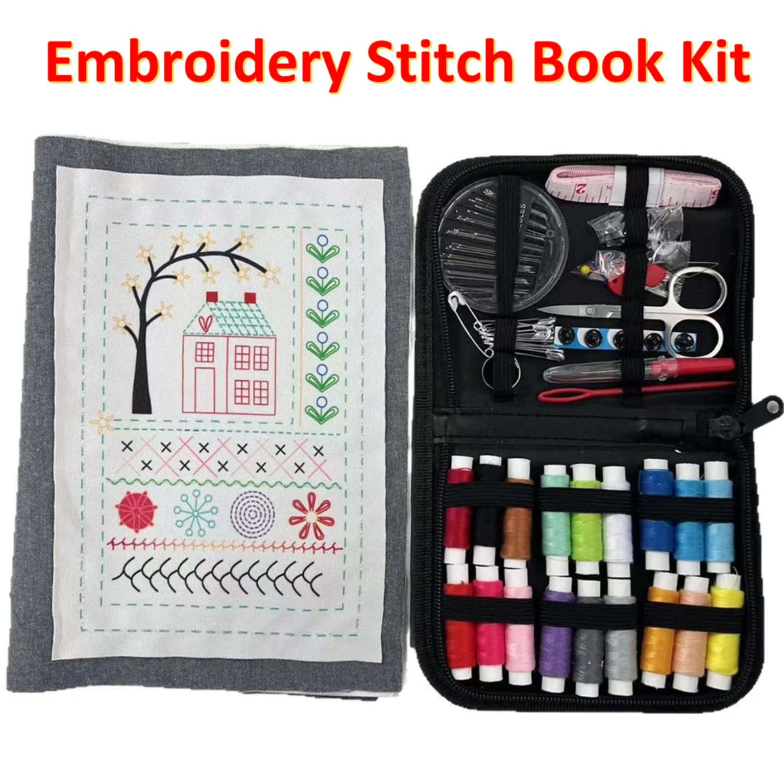 

Sewing Books For Beginners Embroidery Stitches Book Basic Hand Embroidery Stitches with Pattern Creative Embroidery Sewing Books