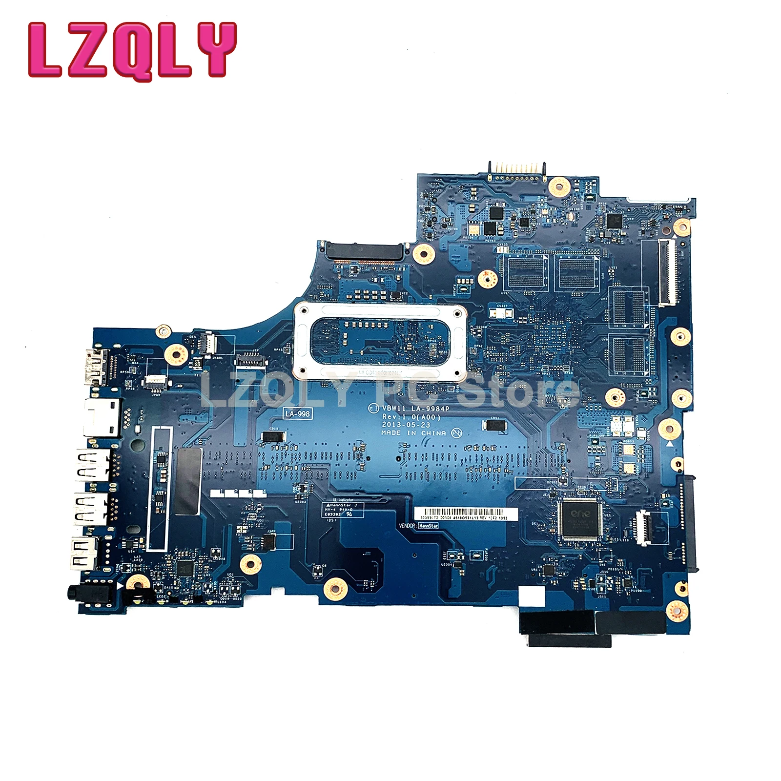 For Dell Inspiron 17R 3737 5737 Laptop Motherboard VBW11 LA-9984P With i3-4010U i5-4200U i7-4500U CPU CN-01CFYT 0D9D5C 0W6XCW