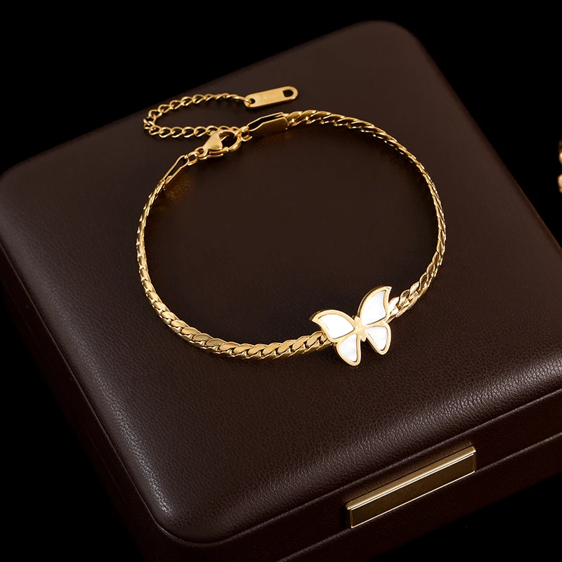 GANEMLY 316L Edelstahl Baum des Lebens Armband Für Frauen Mode 18K Gold Überzogene Handgelenk Kette Wasserdicht Schmuck Dame geschenk