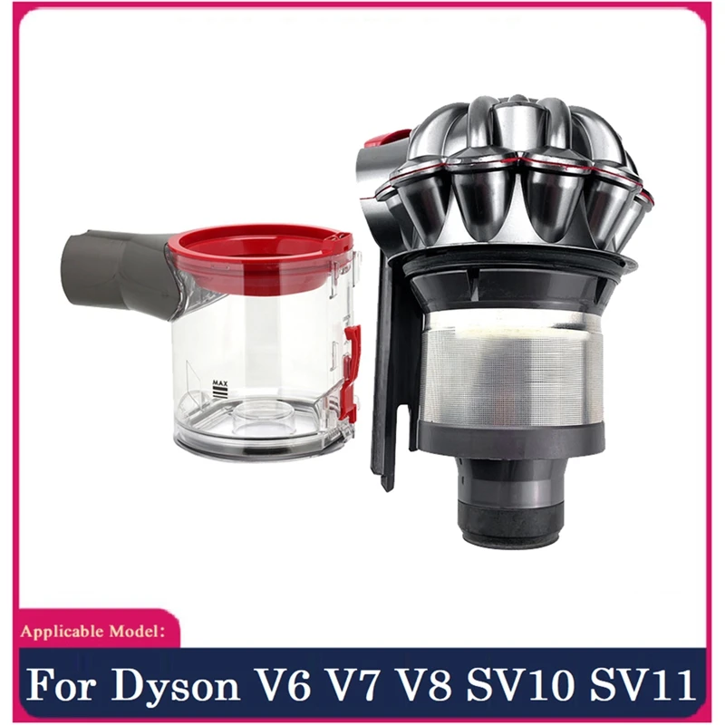 

Vacuum Cleaner Dust Bucket+Cyclone Accessories For Dyson V6 V7 V8 SV10 SV11 Replacement Filter Dust Bucket Household