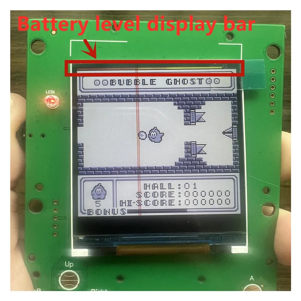 Imagem -03 - Tela Lcd Ips para Gameboy gb Dmg Gbo Pixel Display Luz Alta Tela Lcd com Casco de Habitação 26 Polegadas