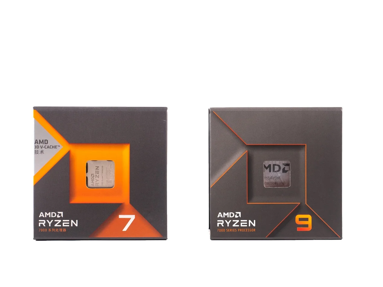 Processadores AMD Ryzen 7 Gaming Desktop com gráficos integrados encaixotados, soquete 7800X3D, CPU AM5, original, novo