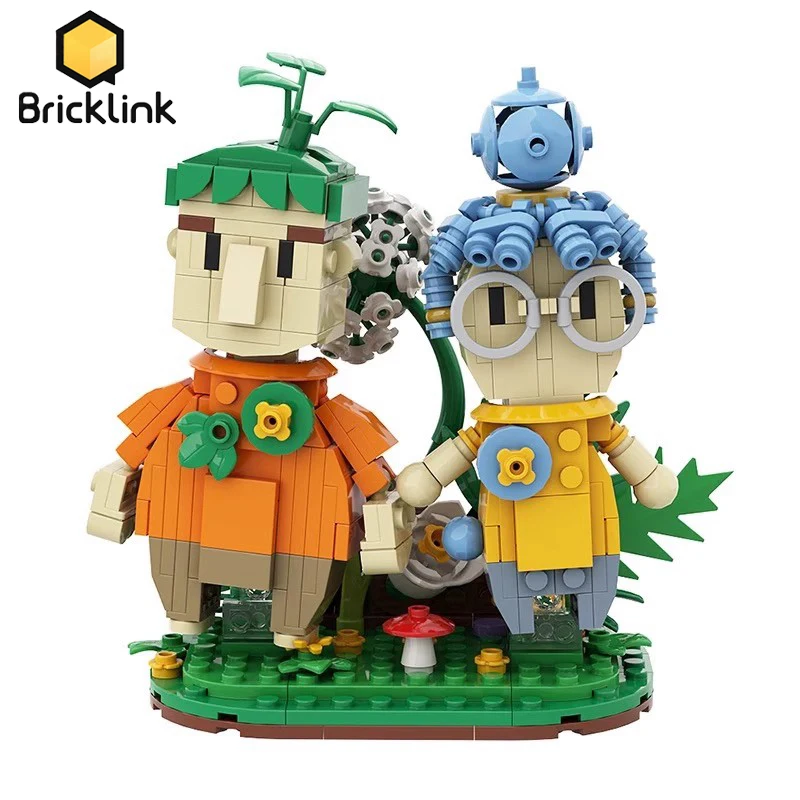 Bricklink Ideas MOC It Takes Two Game Action Figures Mom And Dad Man Kodi Wife Xiaomei With Base DIY Building Block Kid Toy Gift