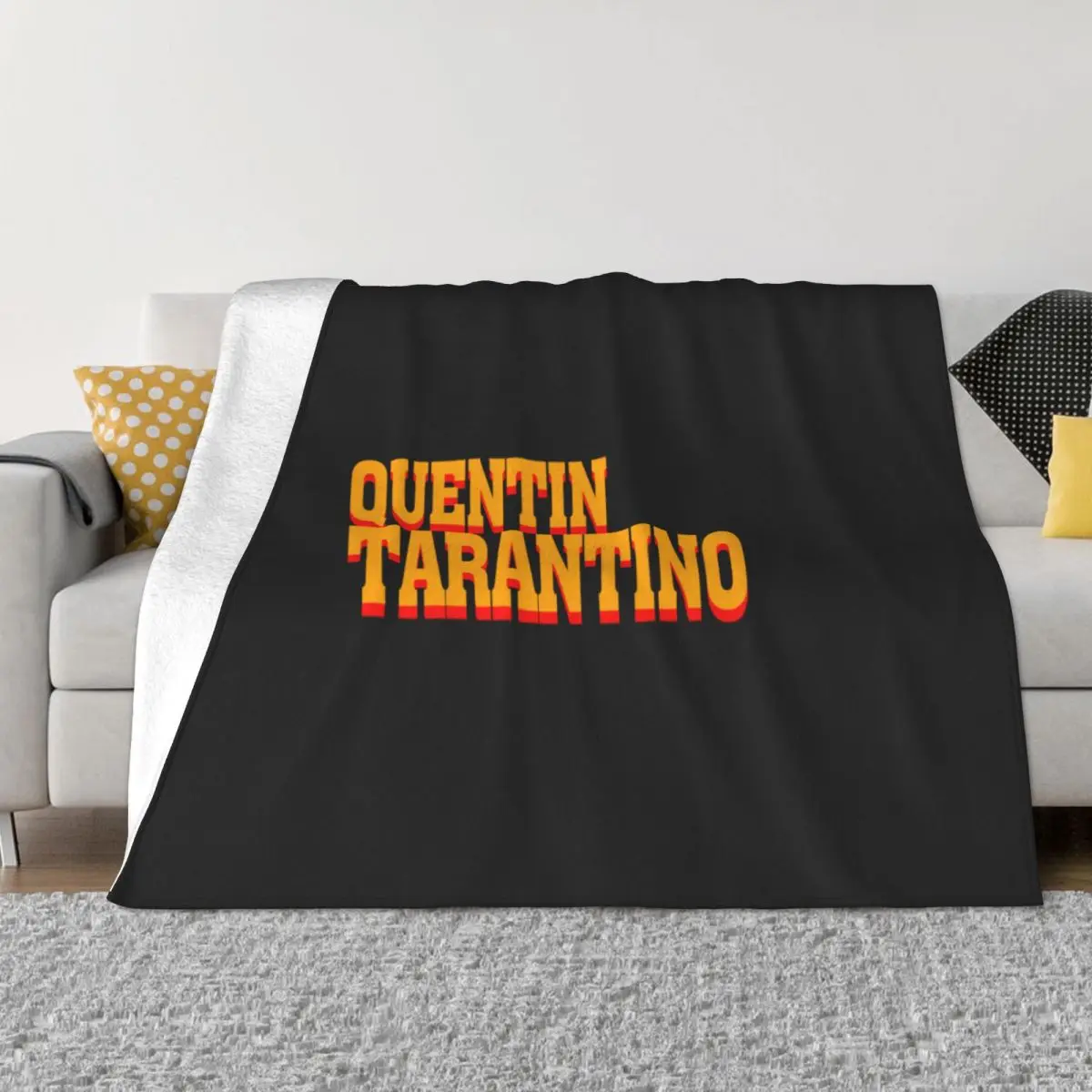 

Quentin Tarantino Logo 3 Bedroom Throw Blanket Blankets And Throws Throw Blanket