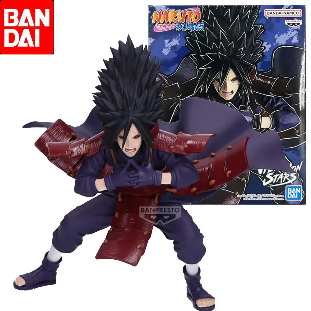 

Bandai Original Naruto Shippuden Vibration Stars Uchiha Madara Anime Action Figure Toys for Boys Girls Children Birthday Gifts