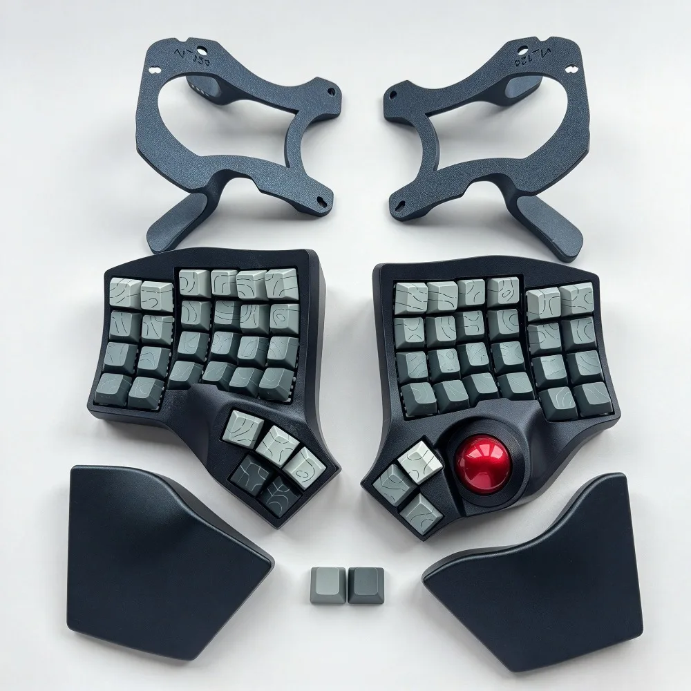 4x6 MK2 Charybdis Split Keyboard Custom Wired Bluetooth Mechanical Keyboard Hotswap Contour Line Keycaps MX SwitchGame Accessory