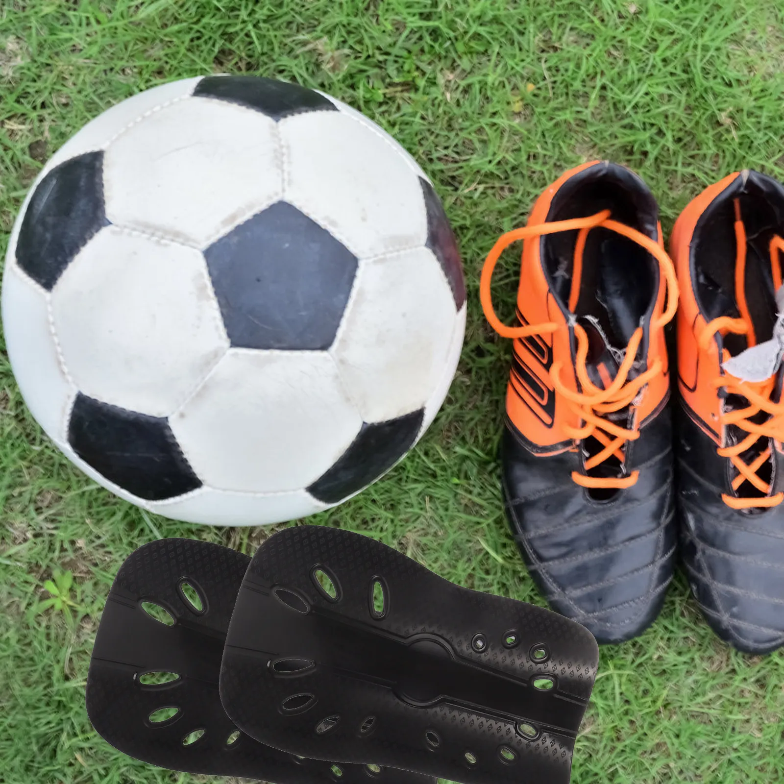 4Pairs Soccer Shin Guards Kids Youth Lightweight Soft Sponge Padding Football Shin Protector Sports Gear Gym Accessories for Men